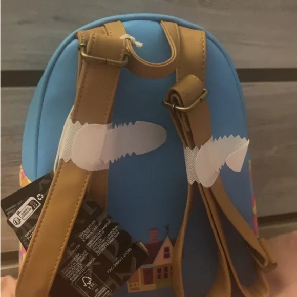 Loungefly Blue Up Balloon House Bag Set - Picture 3 of 3